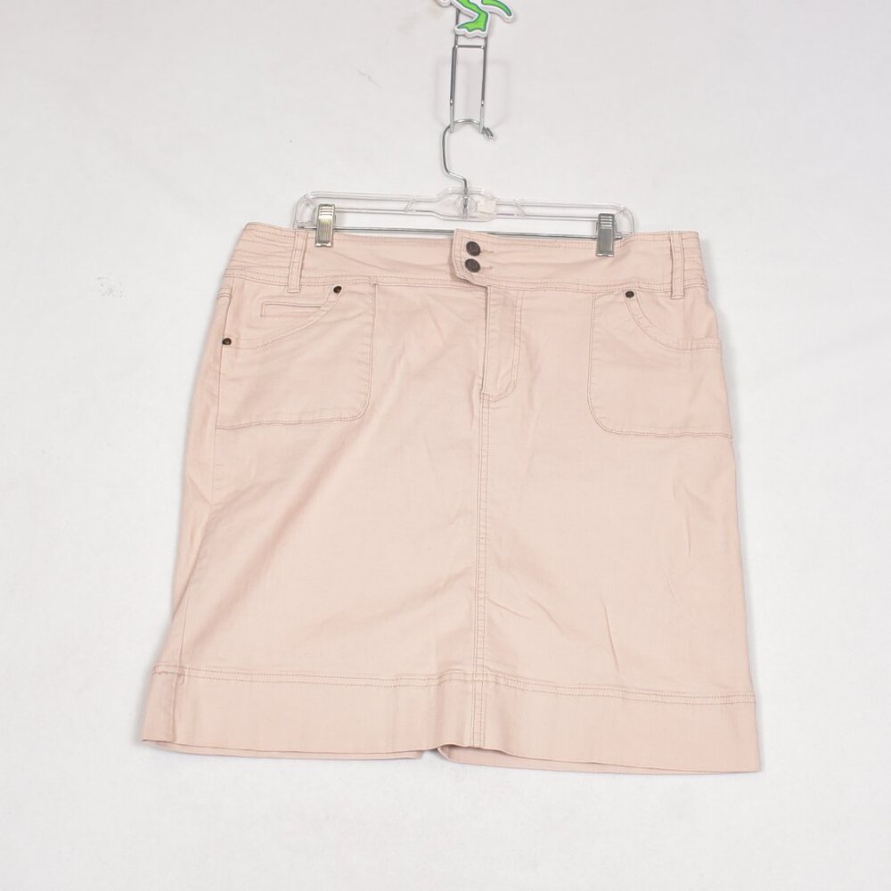 Code Bleu Tan Mini Skirt Size 16